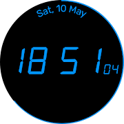 6 Schermata Eclipse 7-Segment Watch Face