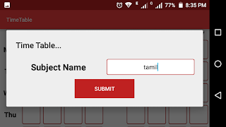 برنامه‌نما Class Time Table عکس از صفحه