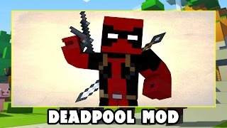 برنامه‌نما Deadpool Mod for Minercraft PE عکس از صفحه