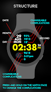 Big Clear Watch Face screenshot 2