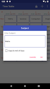 Time Table screenshot 2