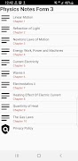 Physics Notes Form 3 Offline скриншот 2