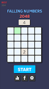 Falling numbers 2048 imagem de tela 1