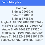 Trigonometry. Solve Triangules تصوير الشاشة 5