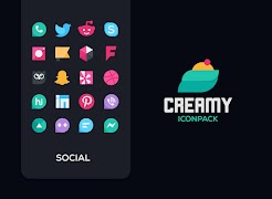 Creamy Icon pack screenshot 2
