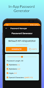 برنامه‌نما Secure Password Manager عکس از صفحه