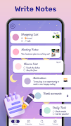 برنامج ملاحظات المفكرة للبنات تصوير الشاشة 6