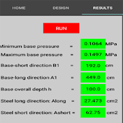 RECTANGULAR BASE ECCENTRICALLY LOADED - EUROCODE2 capture d'écran 2