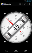 برنامه‌نما Clinometer  +  bubble level عکس از صفحه