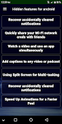 Hidden features for android tricks スクリーンショット 1