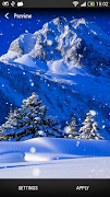 Снегопад Живые Обои скриншот 3