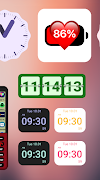 Material Clock Widget скриншот 4