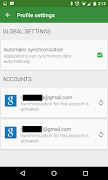 Accounts Sync Profiler captura de pantalla 1