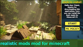 Realistic Mod For MCPE imagem de tela 1