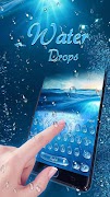 Water Drop Theme Keyboard 截圖 3