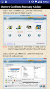 Memory Card Data Recovery Help screenshot 2
