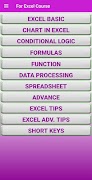 For Excel Course Offline captura de pantalla 1