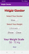 Weight Checker تصوير الشاشة 1