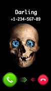 برنامه‌نما Skull Caller Screen عکس از صفحه