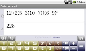 FactorizationA screenshot 6