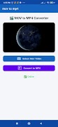 mov to mp4 converter اسکرین شاٹ 2