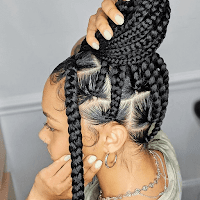 African Braids Hairstyles Ekran Görüntüsü 1