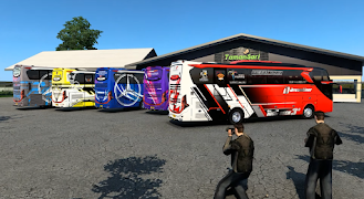 Bus Pariwisata Simulator 2025 syot layar 3