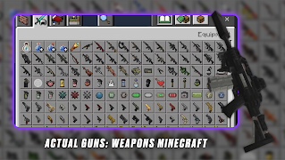 Actual Guns: Weapons Minecraft poster