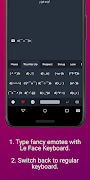 Le Face Keyboard: Custom Keys پوسٹر
