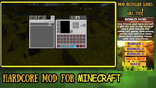 Hardcore Mod For Minecraft 스크린샷 7