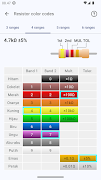 Electronic Component Codes Pro 스크린샷 1
