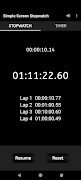 Simple Screen Stopwatch اسکرین شاٹ 6