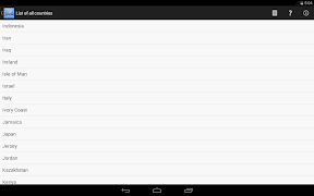 Countries Codes Screenshot 6