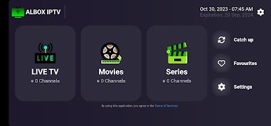 ALBOX TV PLAYER captura de pantalla 1