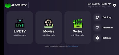 ALBOX TV PLAYER スクリーンショット 1