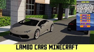 Lambo Car Mod for Minecraft PE screenshot 1