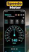 برنامه‌نما Speedometer: GPS Speed Tracker عکس از صفحه