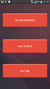 برنامه‌نما Age Calculator عکس از صفحه