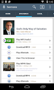 برنامه‌نما SermonAudio Android Edition عکس از صفحه