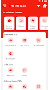 برنامه‌نما Free PDF Tools عکس از صفحه