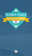 پوستر Number Puzzle Baseball