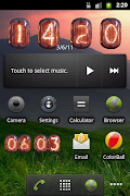 Nixie Clock Widget Deluxe 截圖 2