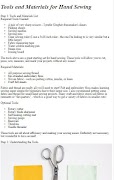 How to Hand Sew Basic Stitches Ekran Görüntüsü 5