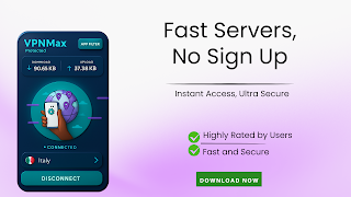 VPN Max : Fast & Secure Proxy imagem de tela 1