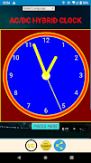 ACDCCLOCK WEB الملصق
