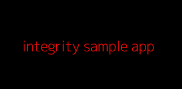 Integrity Sample App ảnh chụp màn hình 3