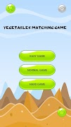 پوستر Vegetable matching game