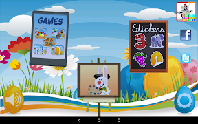 پوستر Learn with Easter Bunny