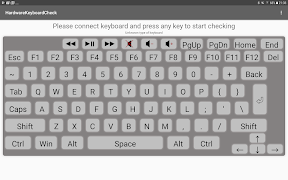 برنامه‌نما Hardware Keyboard check عکس از صفحه