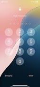 iOS Lock Screen iPhone 16 Plakat